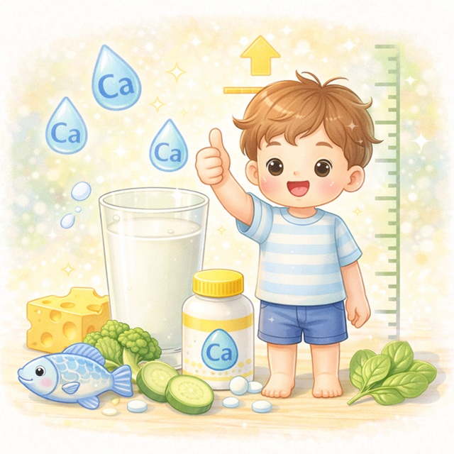 孩子長高的秘密武器：補鈣關鍵！